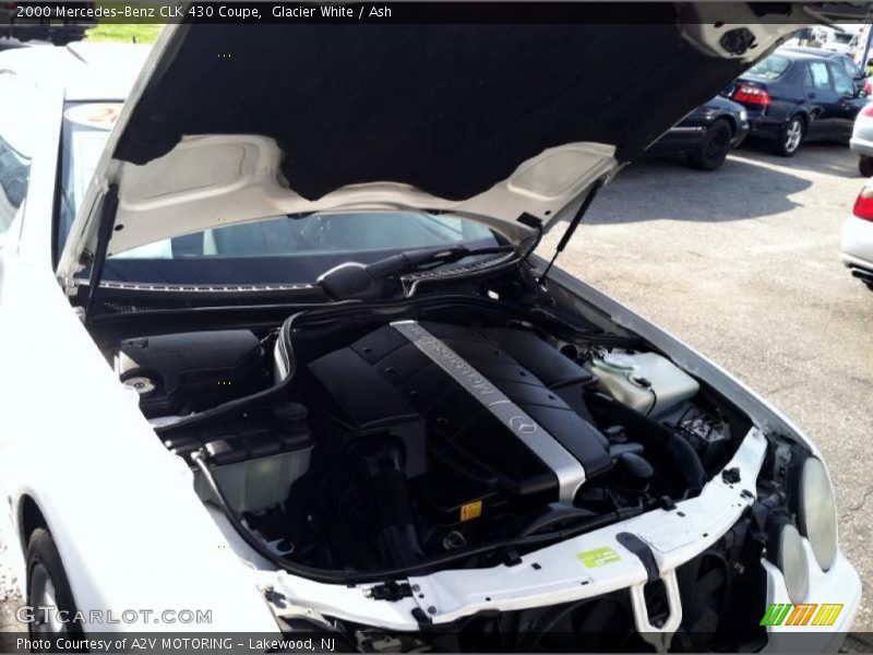 Glacier White / Ash 2000 Mercedes-Benz CLK 430 Coupe