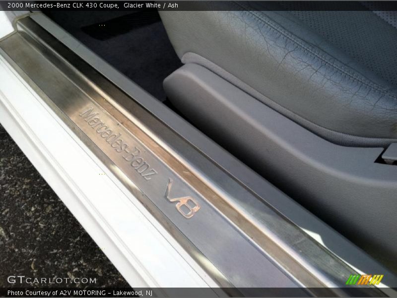 Glacier White / Ash 2000 Mercedes-Benz CLK 430 Coupe