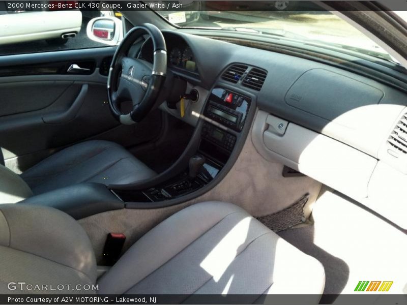 Glacier White / Ash 2000 Mercedes-Benz CLK 430 Coupe