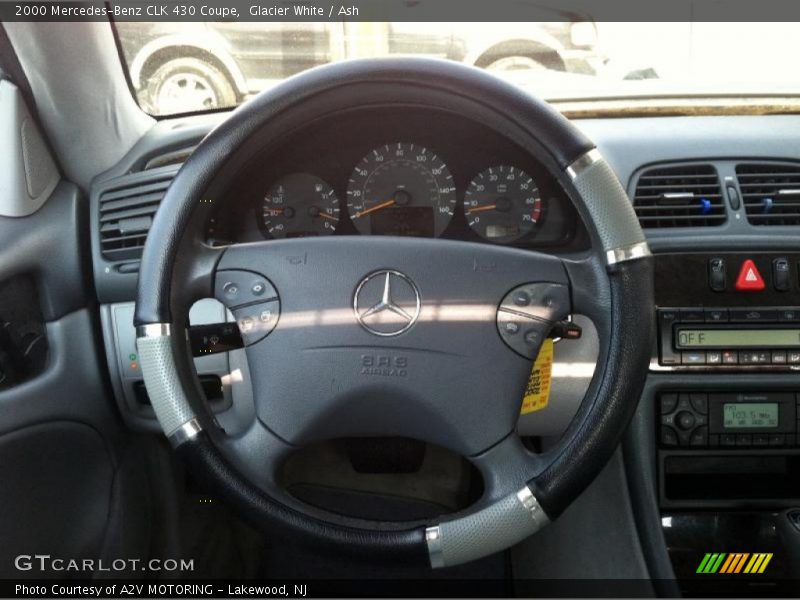 Glacier White / Ash 2000 Mercedes-Benz CLK 430 Coupe