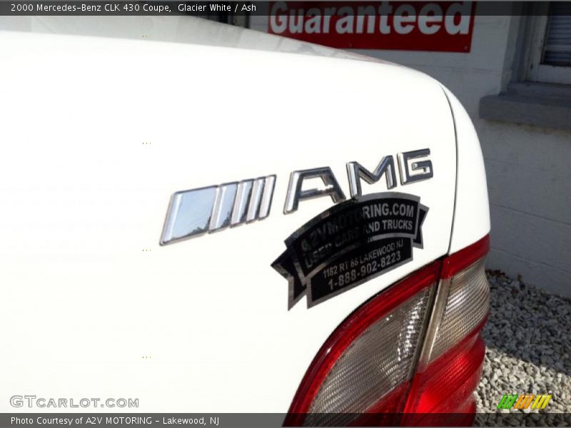 Glacier White / Ash 2000 Mercedes-Benz CLK 430 Coupe
