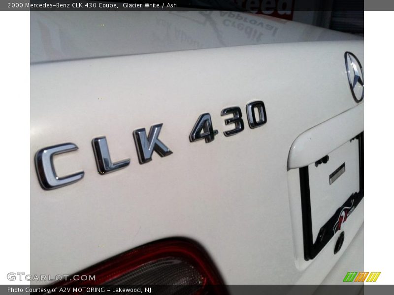 Glacier White / Ash 2000 Mercedes-Benz CLK 430 Coupe