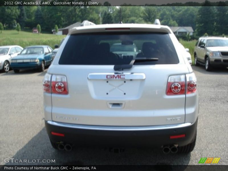 Quicksilver Metallic / Ebony 2012 GMC Acadia SLE AWD