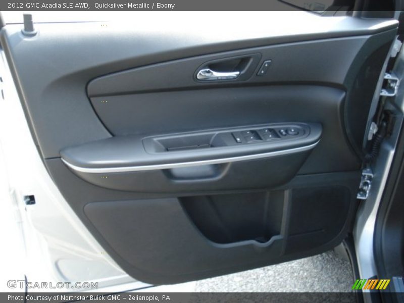 Quicksilver Metallic / Ebony 2012 GMC Acadia SLE AWD