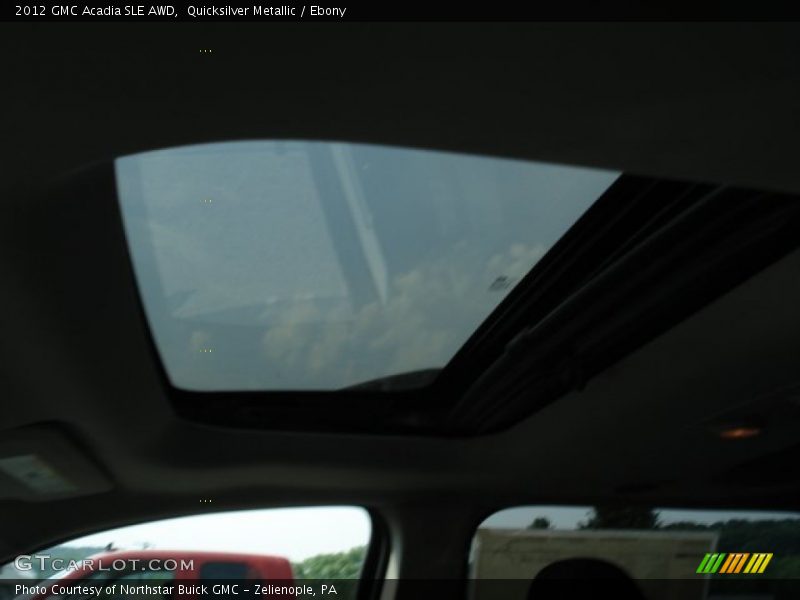 Quicksilver Metallic / Ebony 2012 GMC Acadia SLE AWD