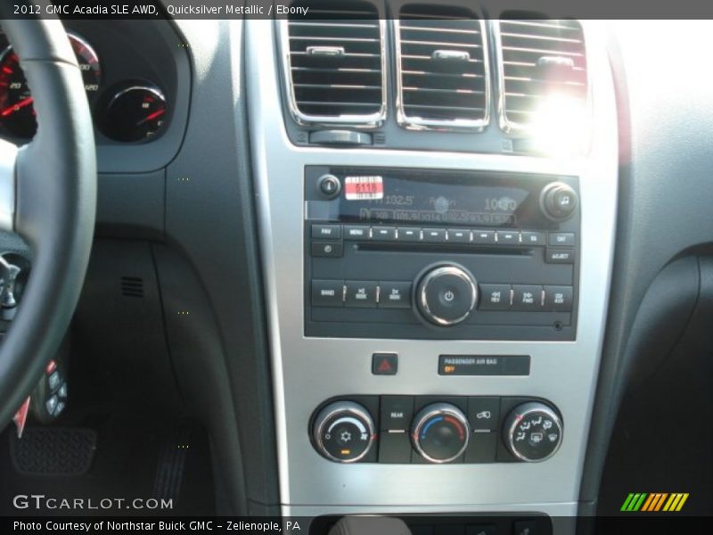 Quicksilver Metallic / Ebony 2012 GMC Acadia SLE AWD
