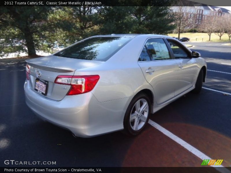 Classic Silver Metallic / Black/Ash 2012 Toyota Camry SE