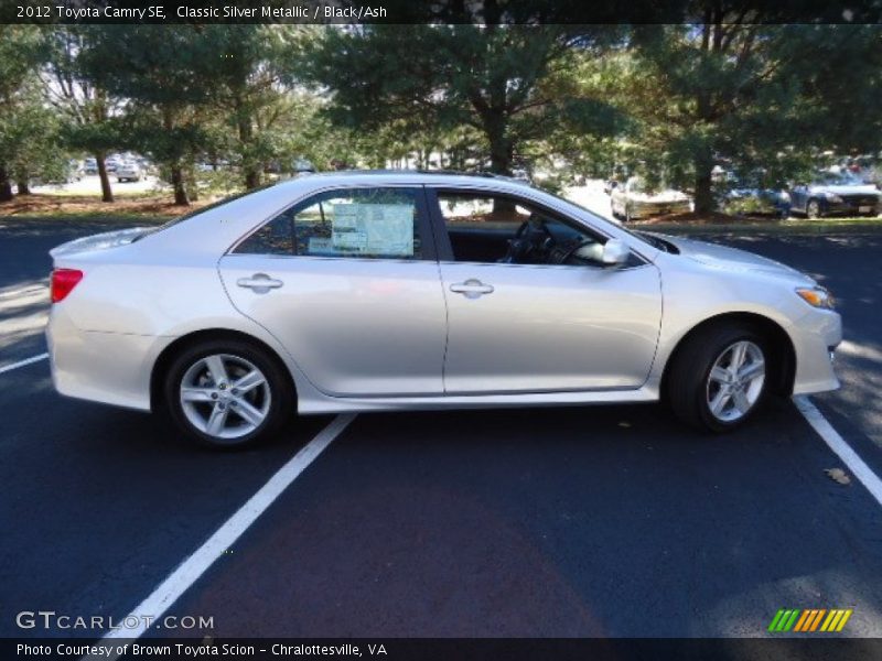Classic Silver Metallic / Black/Ash 2012 Toyota Camry SE