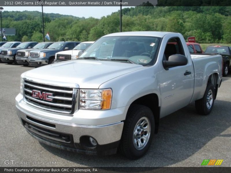 Quicksilver Metallic / Dark Titanium 2012 GMC Sierra 1500 Regular Cab