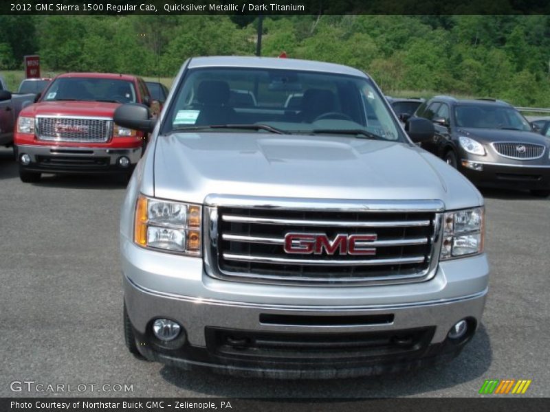 Quicksilver Metallic / Dark Titanium 2012 GMC Sierra 1500 Regular Cab