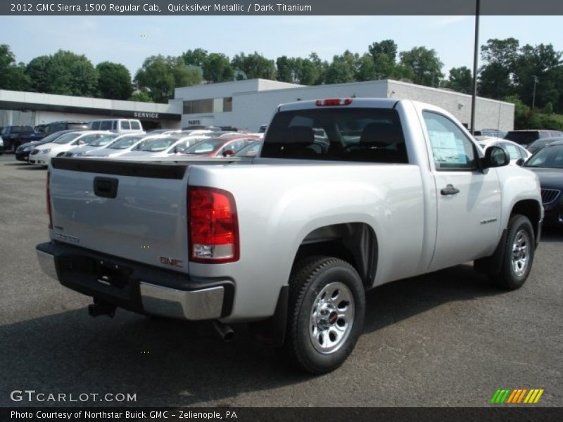 Quicksilver Metallic / Dark Titanium 2012 GMC Sierra 1500 Regular Cab