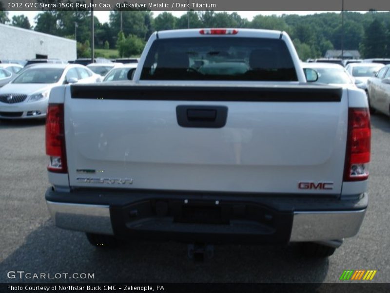 Quicksilver Metallic / Dark Titanium 2012 GMC Sierra 1500 Regular Cab