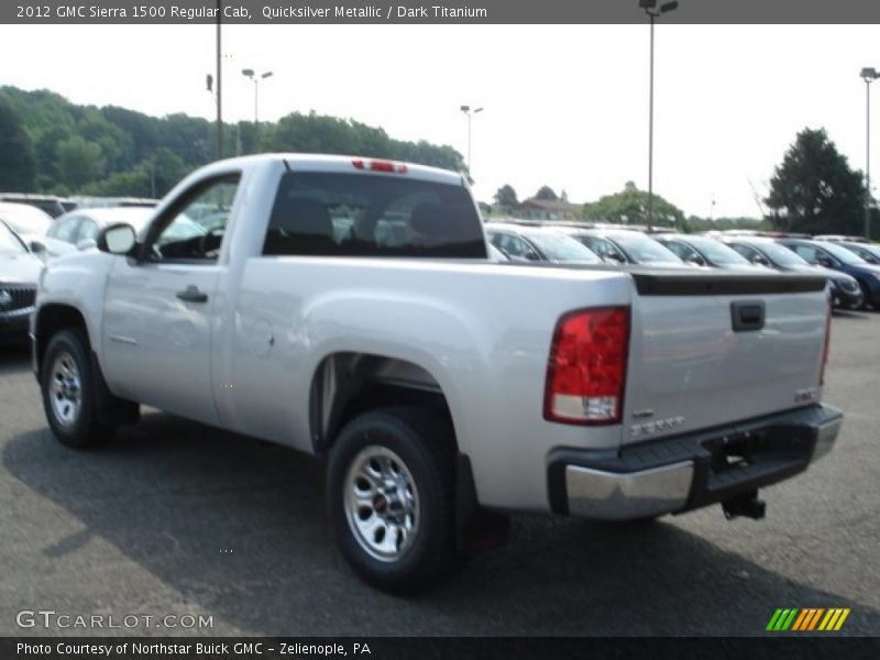 Quicksilver Metallic / Dark Titanium 2012 GMC Sierra 1500 Regular Cab