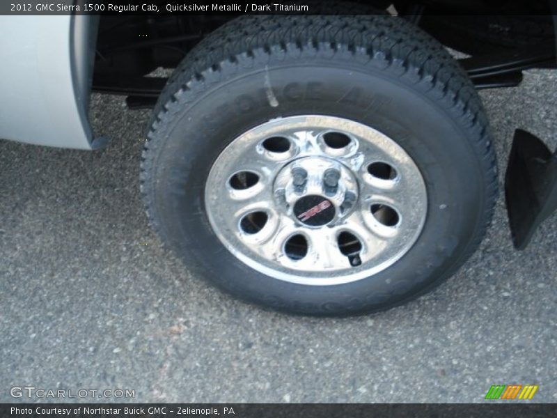 Quicksilver Metallic / Dark Titanium 2012 GMC Sierra 1500 Regular Cab