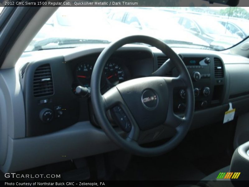 Quicksilver Metallic / Dark Titanium 2012 GMC Sierra 1500 Regular Cab