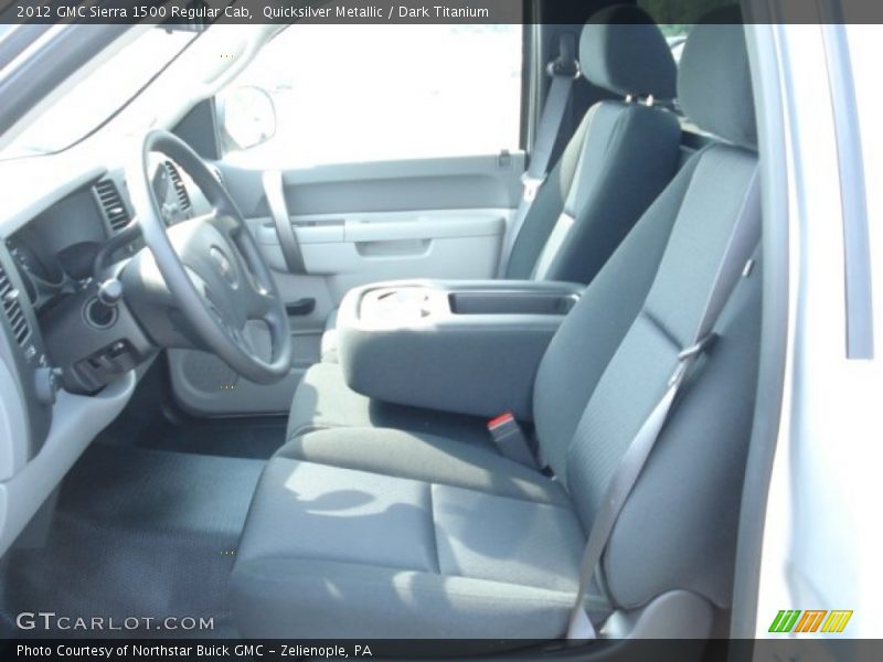 Quicksilver Metallic / Dark Titanium 2012 GMC Sierra 1500 Regular Cab