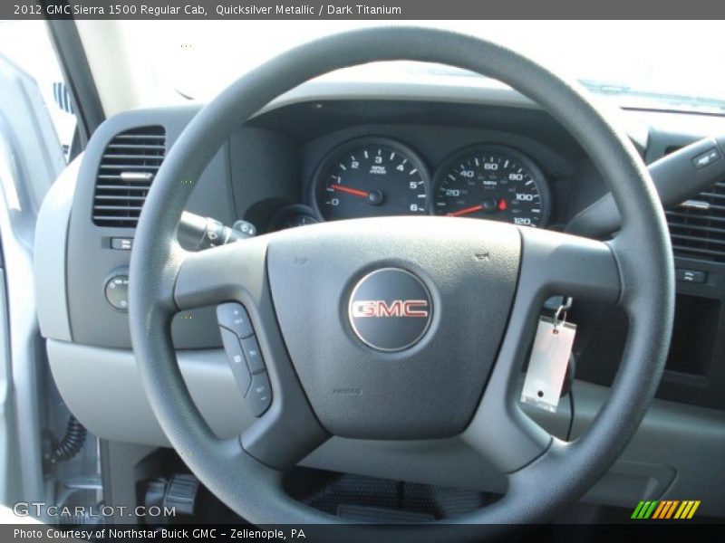 Quicksilver Metallic / Dark Titanium 2012 GMC Sierra 1500 Regular Cab