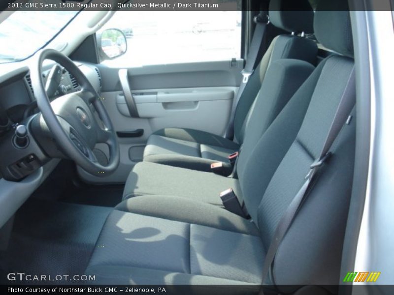 Quicksilver Metallic / Dark Titanium 2012 GMC Sierra 1500 Regular Cab
