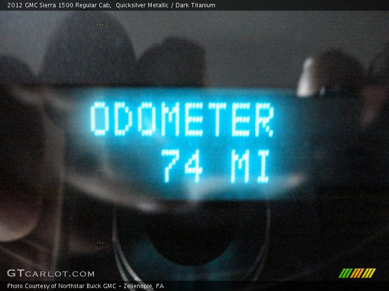 Quicksilver Metallic / Dark Titanium 2012 GMC Sierra 1500 Regular Cab