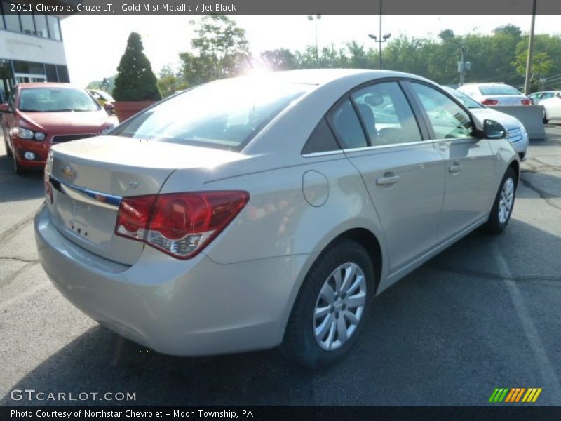 Gold Mist Metallic / Jet Black 2011 Chevrolet Cruze LT