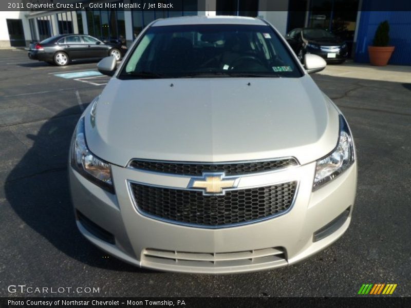 Gold Mist Metallic / Jet Black 2011 Chevrolet Cruze LT