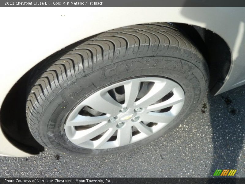 Gold Mist Metallic / Jet Black 2011 Chevrolet Cruze LT