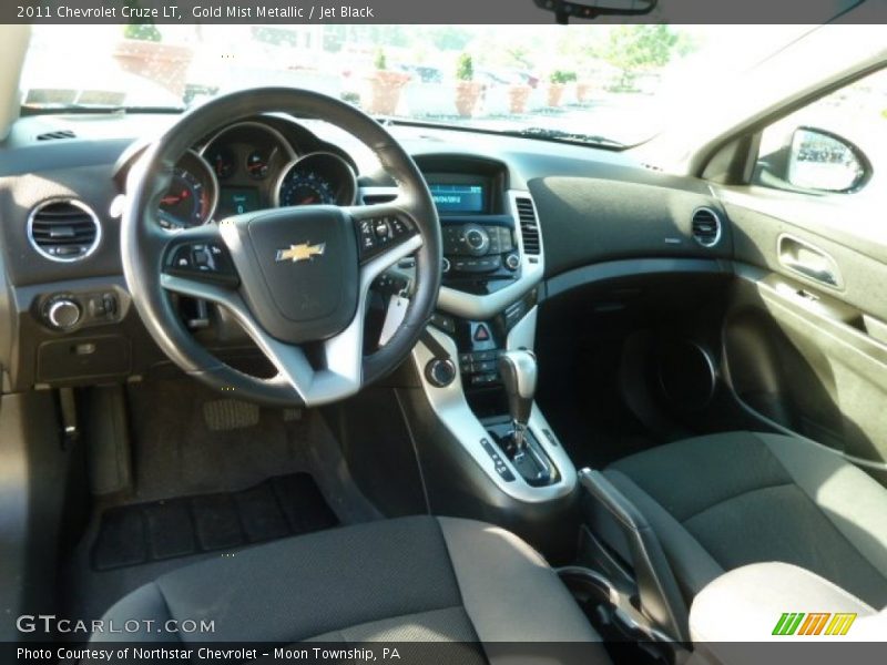 Gold Mist Metallic / Jet Black 2011 Chevrolet Cruze LT