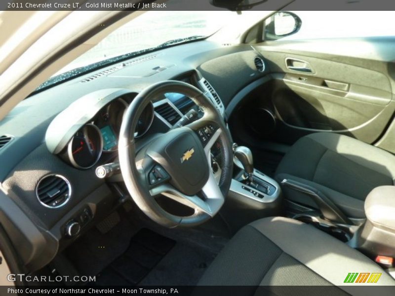 Gold Mist Metallic / Jet Black 2011 Chevrolet Cruze LT