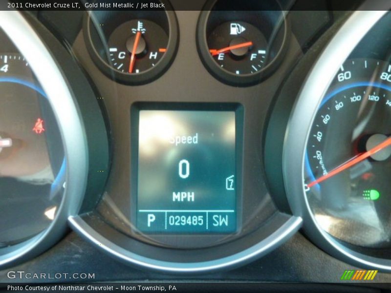Gold Mist Metallic / Jet Black 2011 Chevrolet Cruze LT