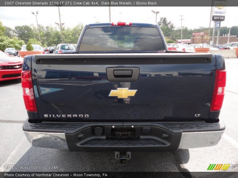 Dark Blue Metallic / Ebony Black 2007 Chevrolet Silverado 1500 LT Z71 Crew Cab 4x4