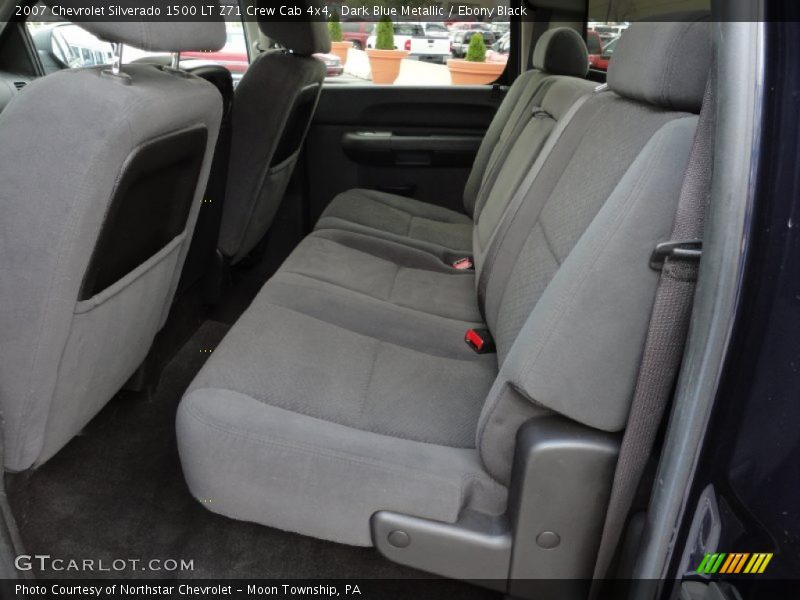 Dark Blue Metallic / Ebony Black 2007 Chevrolet Silverado 1500 LT Z71 Crew Cab 4x4