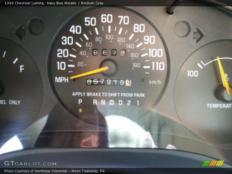 Navy Blue Metallic / Medium Gray 1999 Chevrolet Lumina