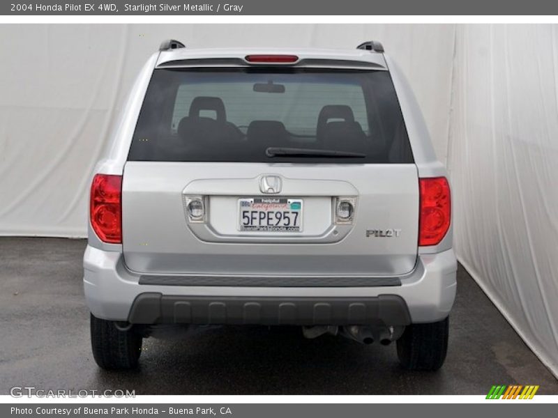 Starlight Silver Metallic / Gray 2004 Honda Pilot EX 4WD