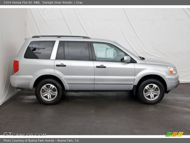 Starlight Silver Metallic / Gray 2004 Honda Pilot EX 4WD