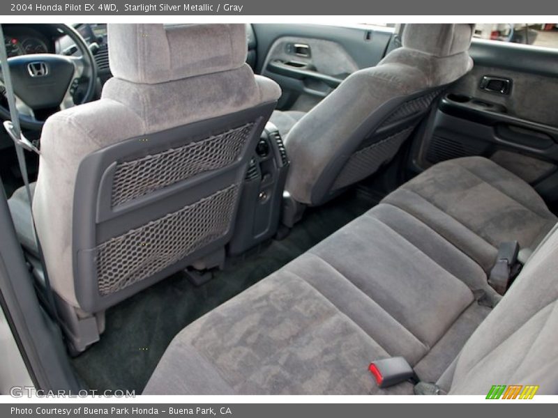 Starlight Silver Metallic / Gray 2004 Honda Pilot EX 4WD