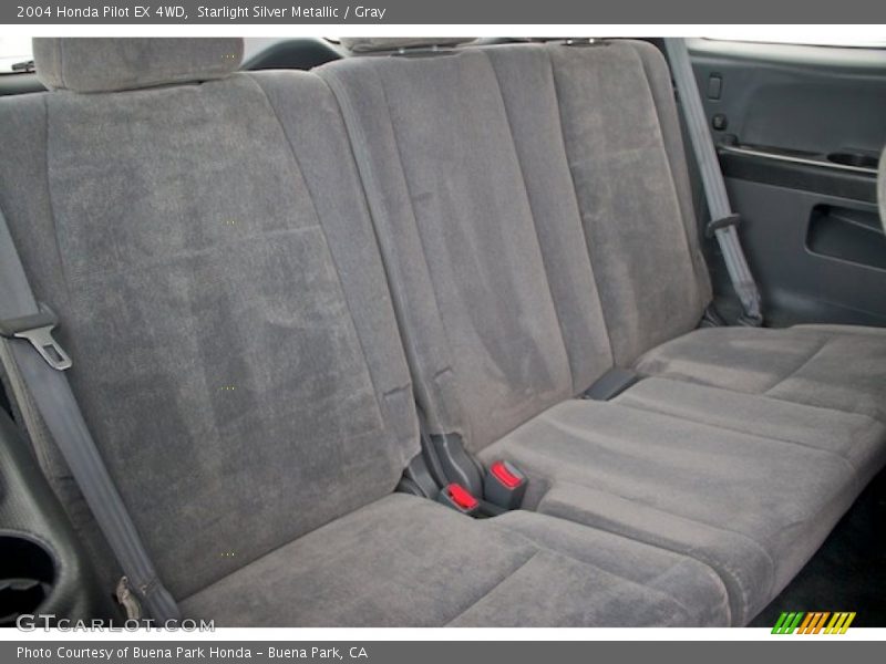 Starlight Silver Metallic / Gray 2004 Honda Pilot EX 4WD