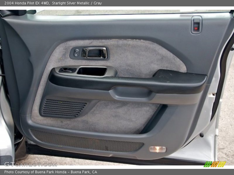 Starlight Silver Metallic / Gray 2004 Honda Pilot EX 4WD