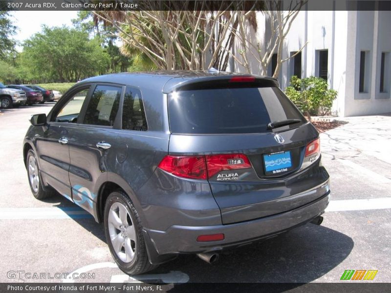 Carbon Gray Pearl / Taupe 2007 Acura RDX