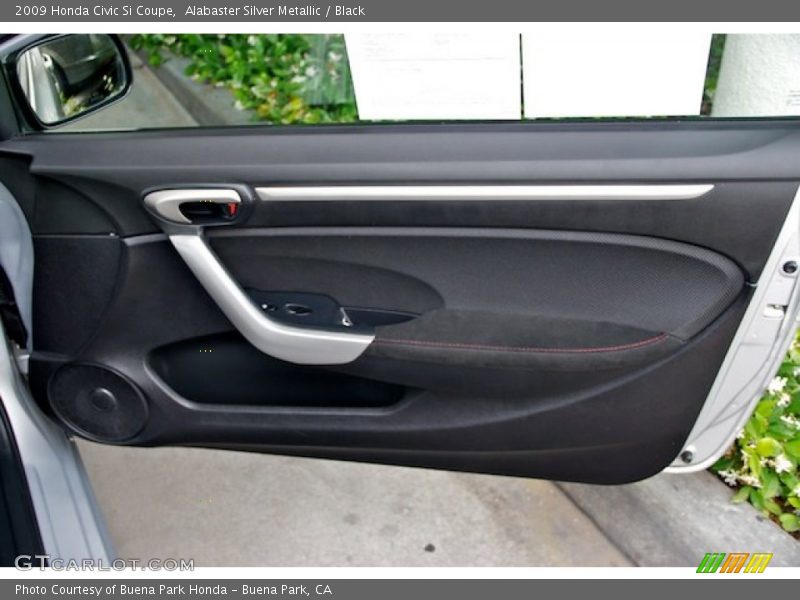 Alabaster Silver Metallic / Black 2009 Honda Civic Si Coupe