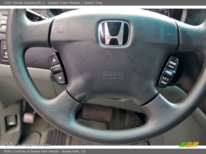 Granite Green Metallic / Quartz Gray 2002 Honda Odyssey EX-L
