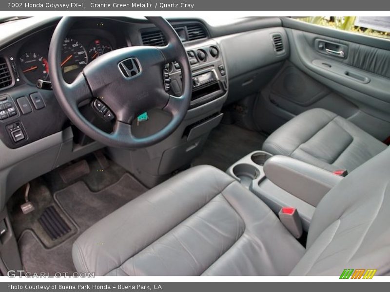 Granite Green Metallic / Quartz Gray 2002 Honda Odyssey EX-L