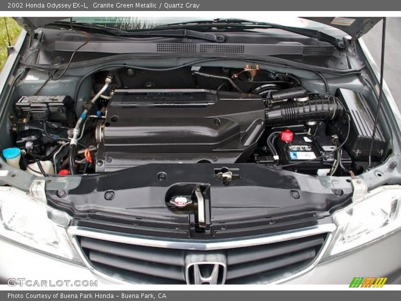 Granite Green Metallic / Quartz Gray 2002 Honda Odyssey EX-L