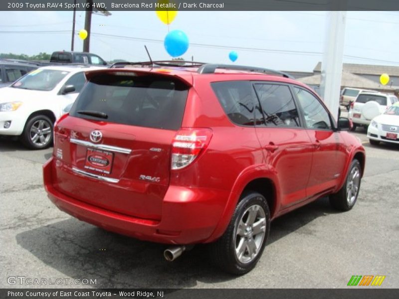 Barcelona Red Metallic / Dark Charcoal 2009 Toyota RAV4 Sport V6 4WD
