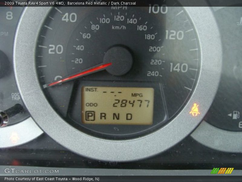 Barcelona Red Metallic / Dark Charcoal 2009 Toyota RAV4 Sport V6 4WD