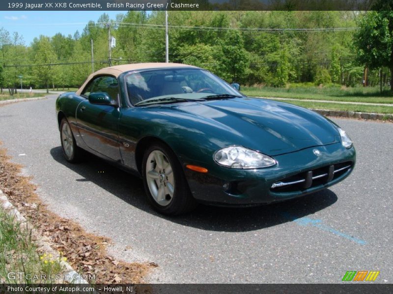 British Racing Green / Cashmere 1999 Jaguar XK XK8 Convertible