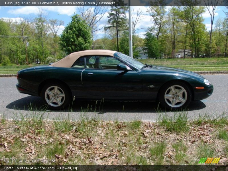 British Racing Green / Cashmere 1999 Jaguar XK XK8 Convertible