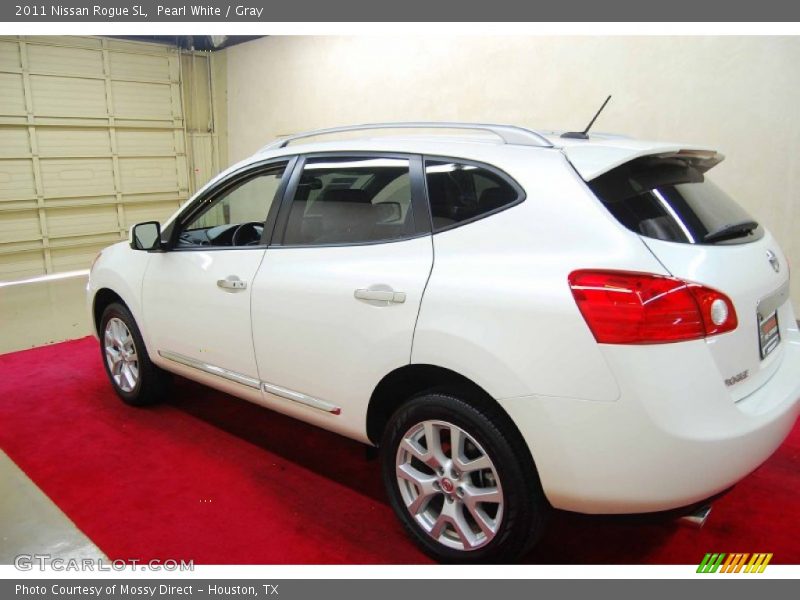 Pearl White / Gray 2011 Nissan Rogue SL