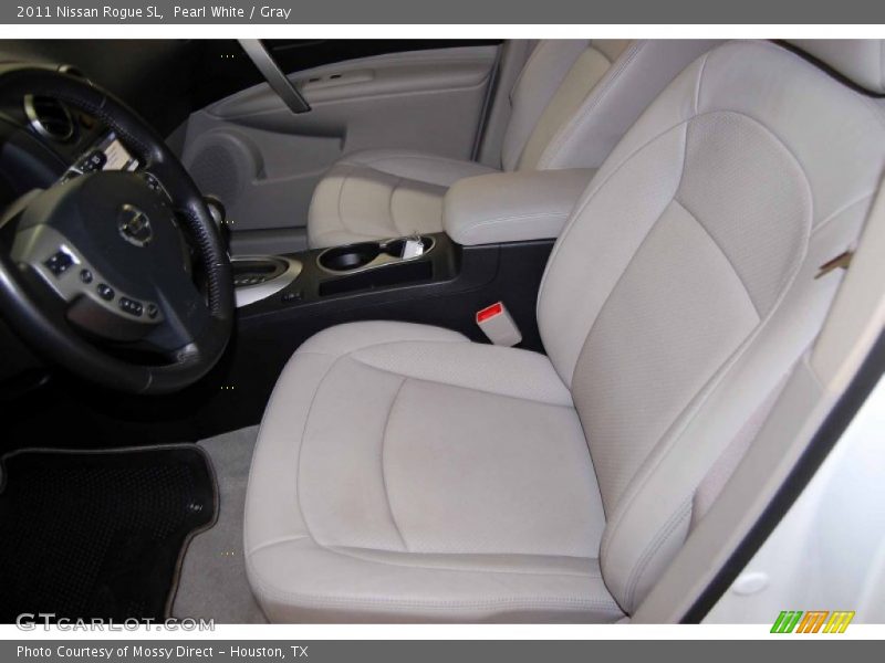 Pearl White / Gray 2011 Nissan Rogue SL