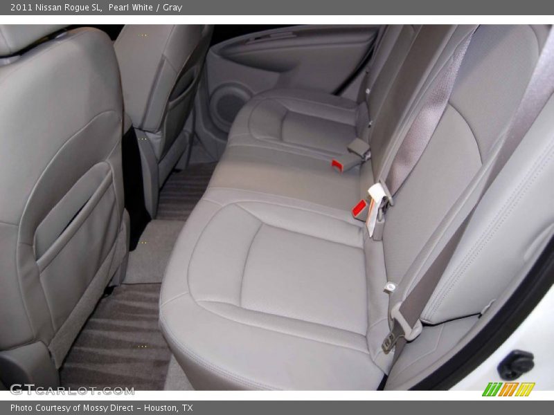 Pearl White / Gray 2011 Nissan Rogue SL