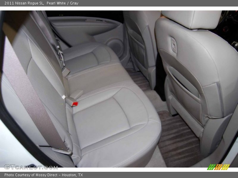 Pearl White / Gray 2011 Nissan Rogue SL